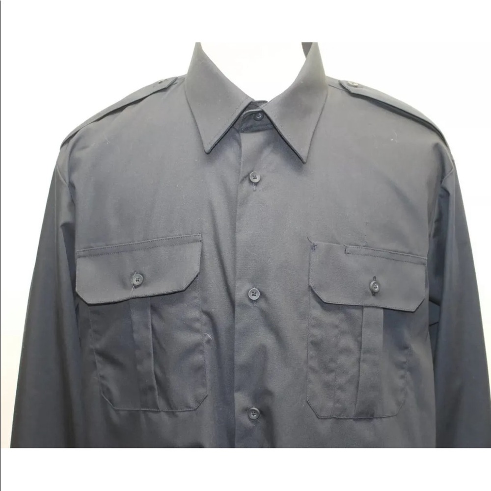 Gold Star Black Porter Men's Long Sleeve Shirt Large16-16.5 / 34-35